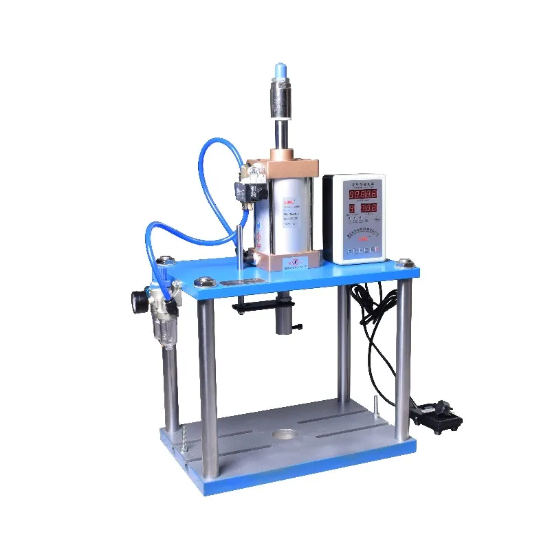 Four Column Two Plate Pneumatic Press Air Hydraulic Booster Pneumatic Punching Small Industrial Stamping Machine Hardware Proc
