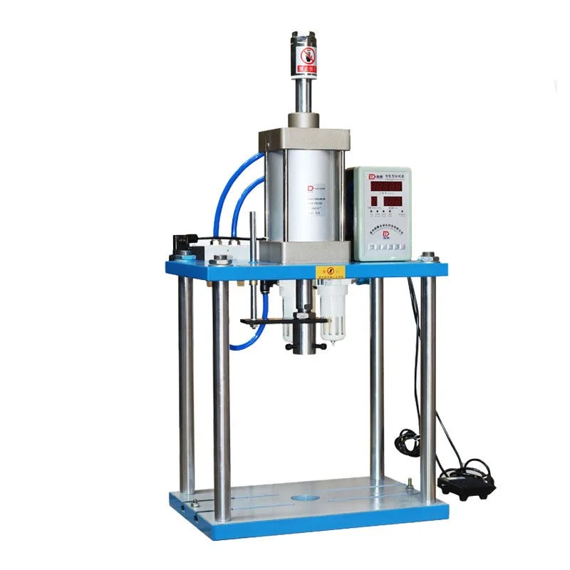 Two Plate Four Column Adjustable Air Hydraulic Booster Cylinder Pneumatic Stamping Press Machine For Hardware Metal Forming Mini